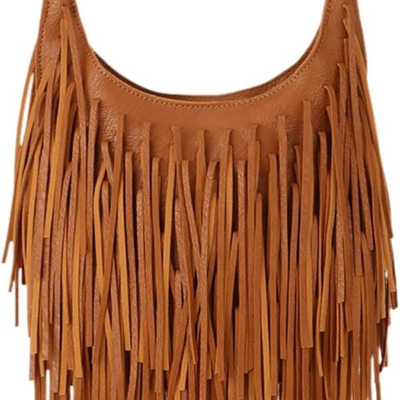 Accessories - Brand New Bag  11x11 Brown Fringe Western Purse